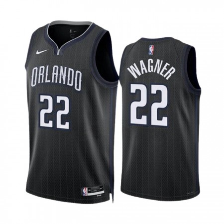 Dres Orlando Magic Franz Wagner 22 Nike 2022-23 City Edition Crno Swingman